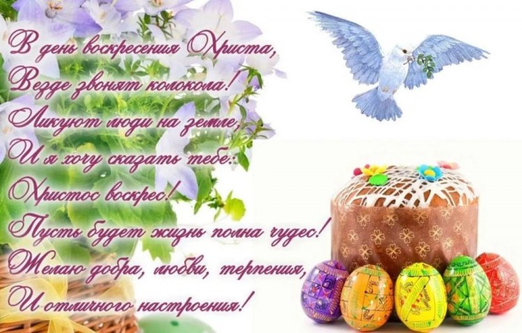 Картинки на Пасху с поздравлениями и пожеланиями