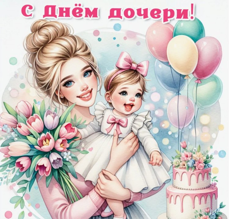 Открытки и картинки на День дочери от мамы