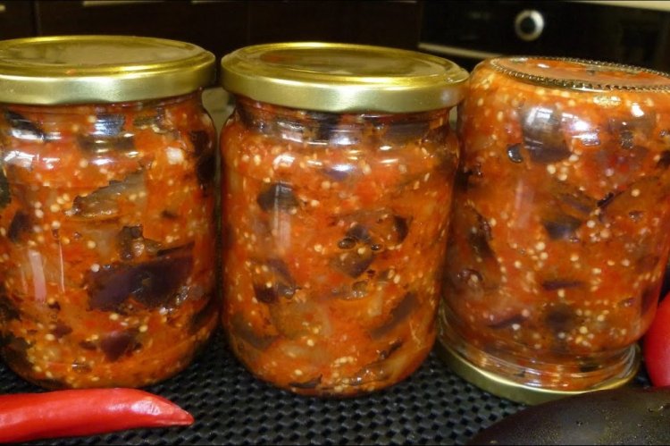 Баклажаны по-грузински на зиму без стерилизации