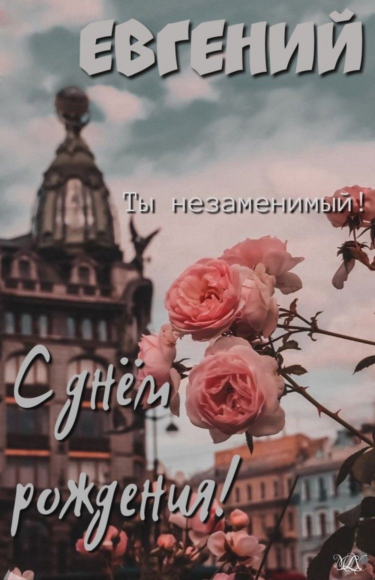 Трогательные открытки и картинки «С Днем рождения, Евгений!»