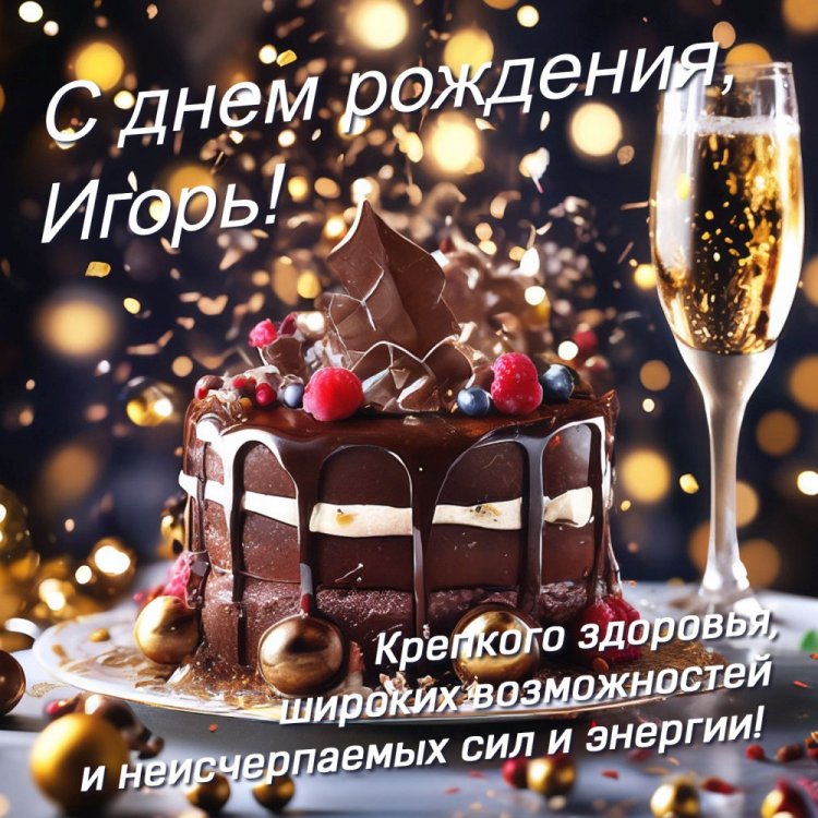 Открытки и картинки «С Днем рождения, Игорь!» на юбилей