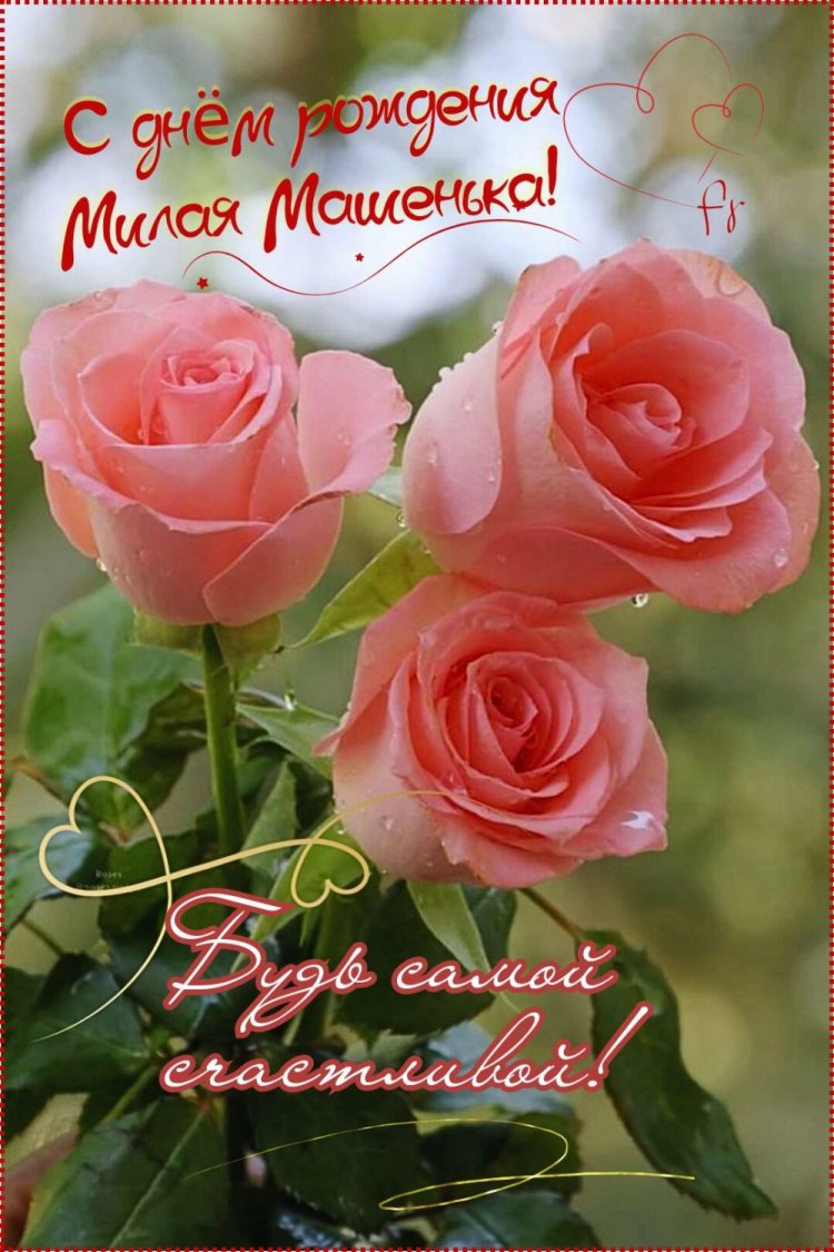 Трогательные открытки и картинки «С Днем рождения, Маша!»