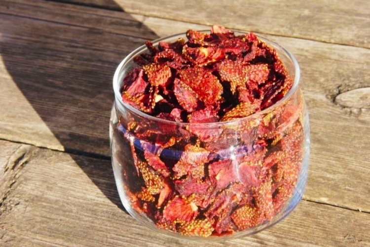 Сушеная земляника на зиму