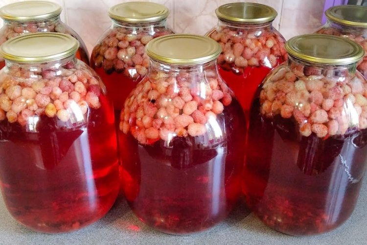 Компот из земляники на зиму