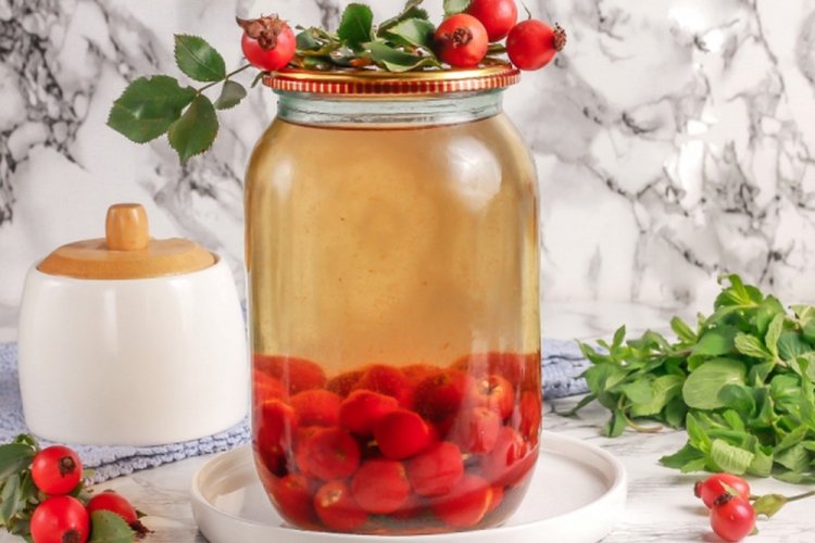 Компот из шиповника на зиму