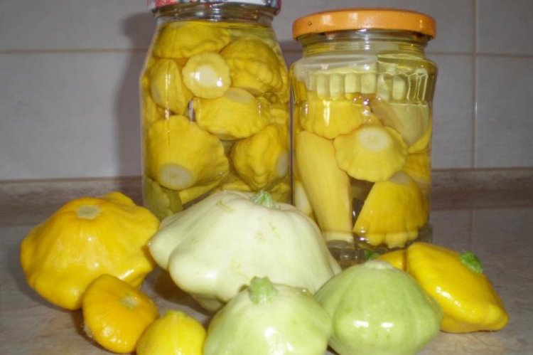 Патиссоны как грузди с уксусом и маслом