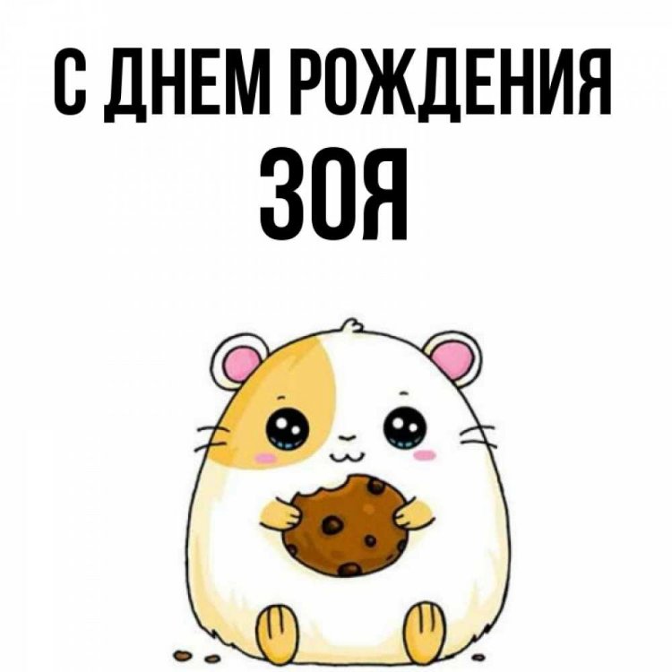 Прикольные открытки и картинки «С Днем рождения, Зоя!»