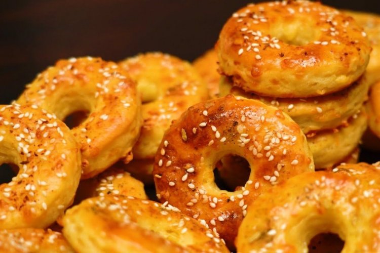 Творожные бейглы с пармезаном