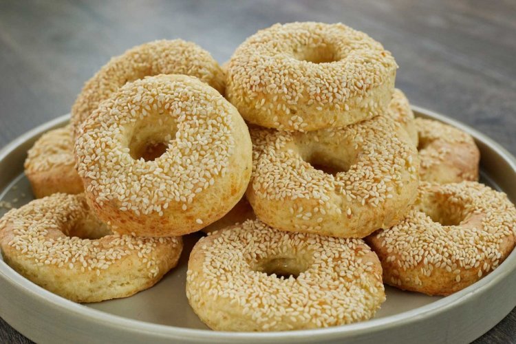 Творожные бейглы с сулугуни