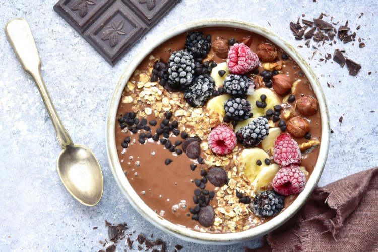 Шоколадный смузи-боул