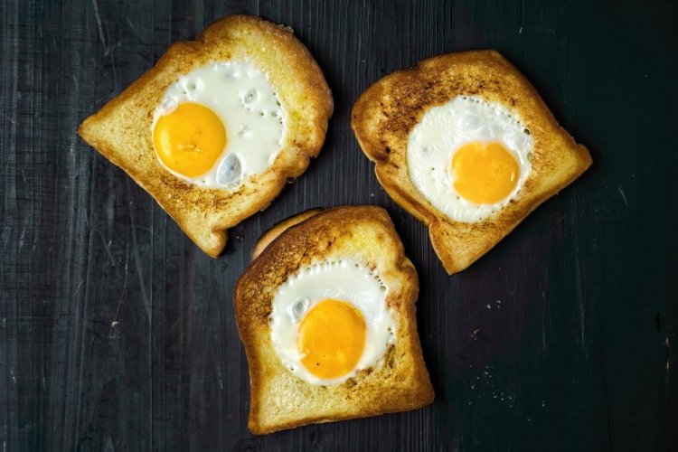 Яичница в хлебе
