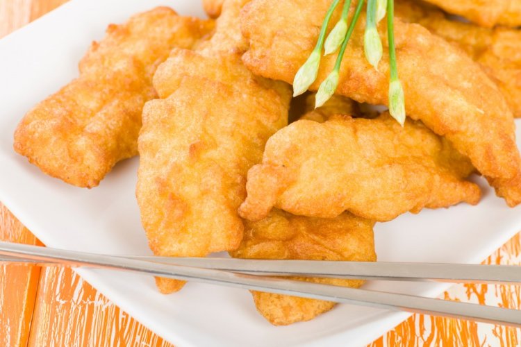 Куриные медальоны в кляре