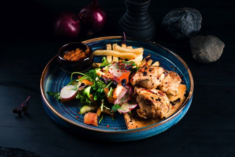 Куриные медальоны в медово-горчичном соусе