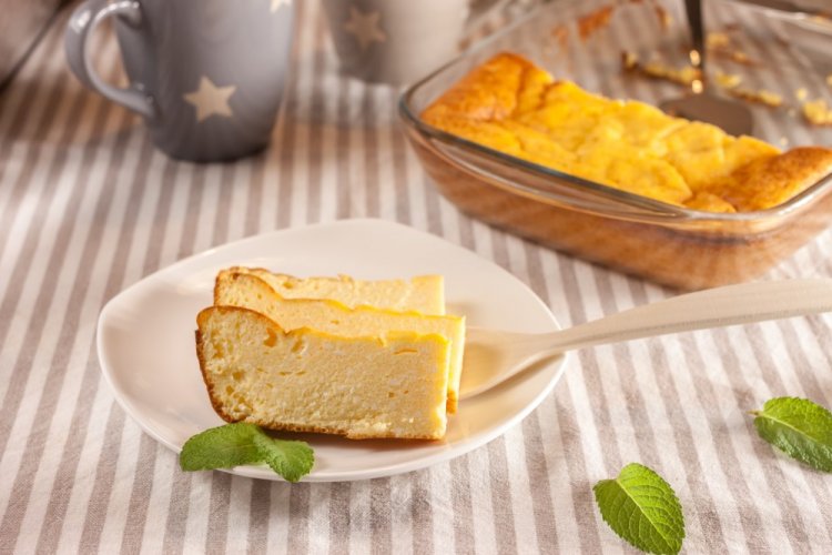 Ленивая творожная запеканка