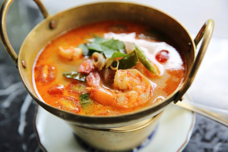 Суп Том Ям с креветками