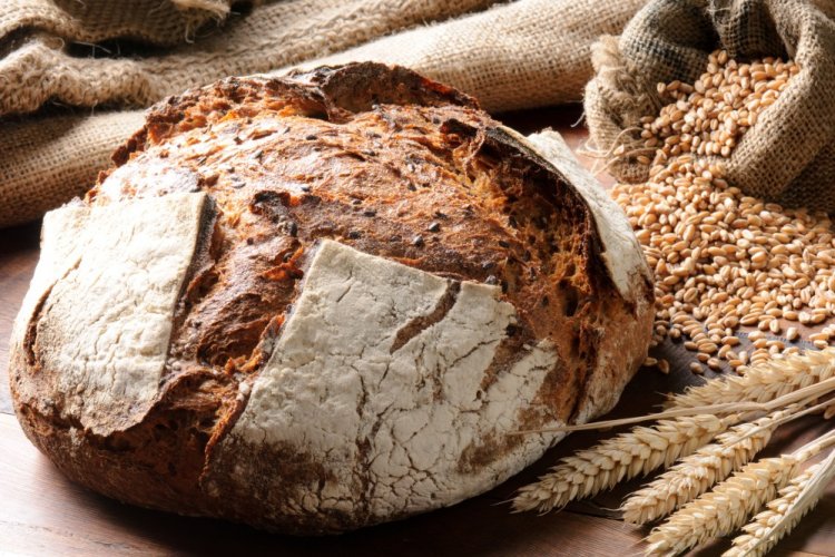 Хлеб из цельнозерновой и пшеничной муки на йогурте