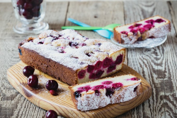 Пирог с замороженными ягодами