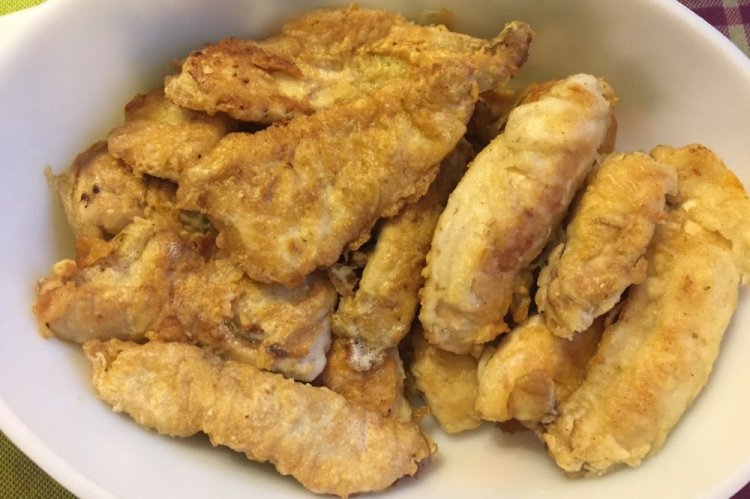 Жареные рыбные молоки в кляре