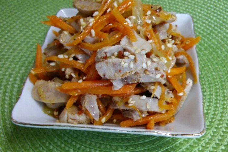 Рыбные молоки по-корейски