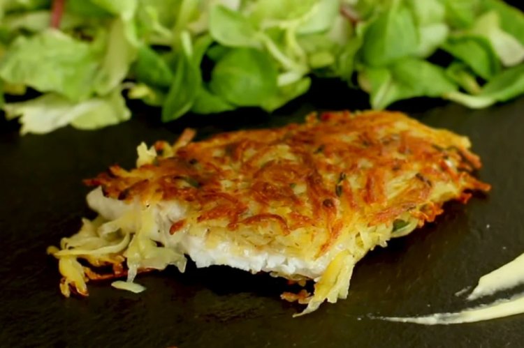 Рыбные молоки в картофельной шубе