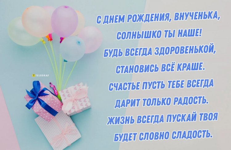 Открытки и картинки «С Днем рождения!» внучке от дедушки