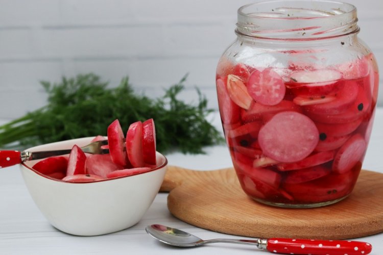 Маринованная редиска на зиму