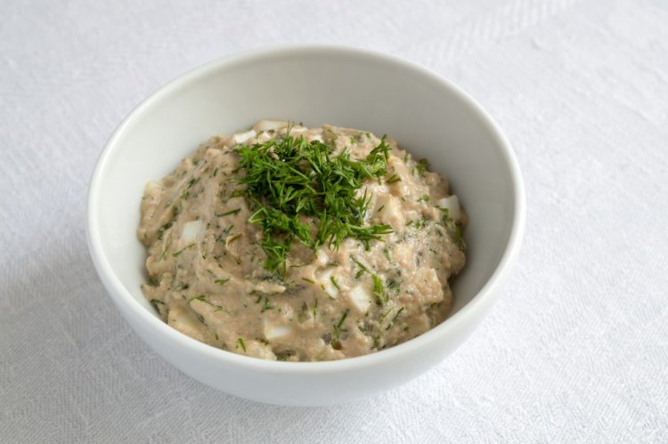 Паштет из печени трески