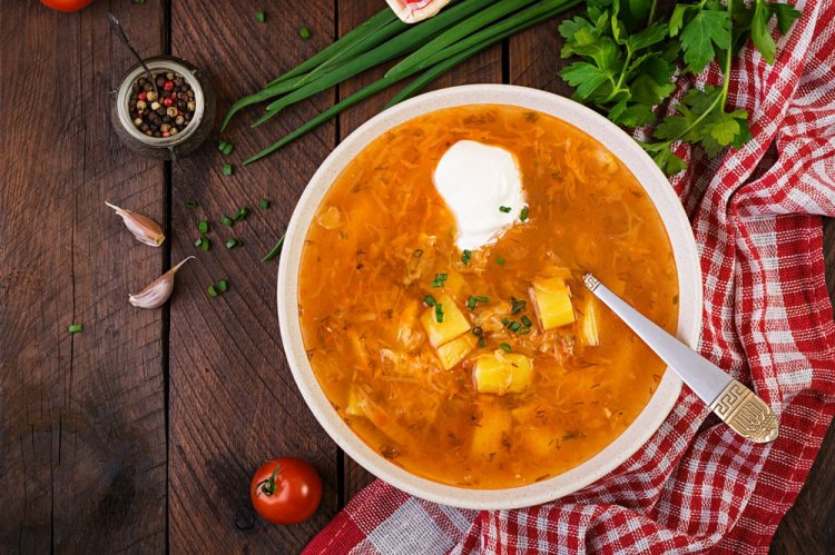 Щи в афганском казане