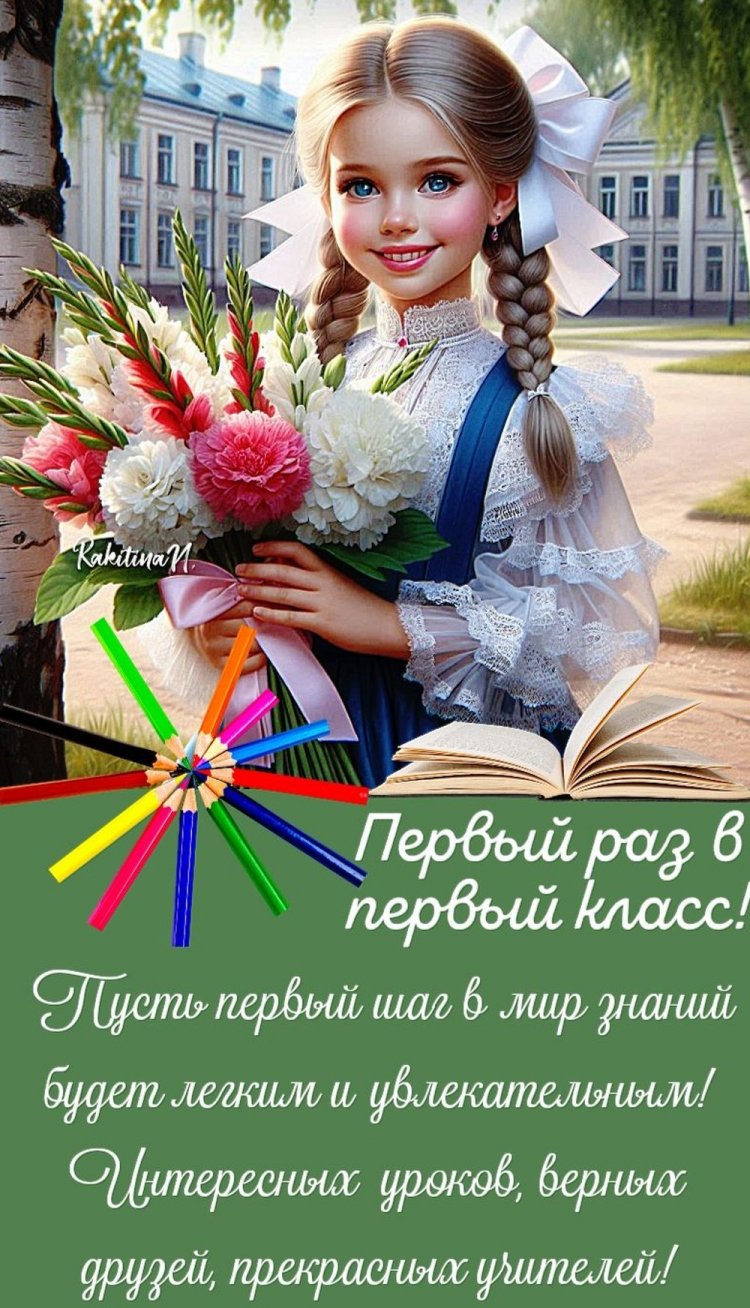 Открытки на 1 сентября первоклассникам