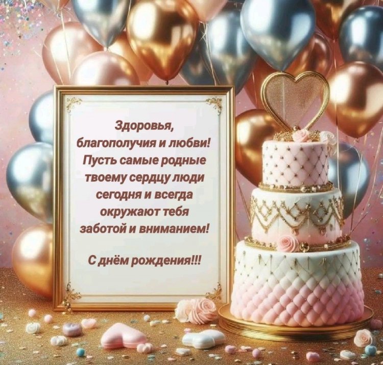 Красивые и стильные открытки «С Днем рождения!» девушке