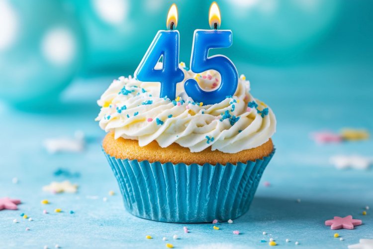 Поздравления с юбилеем 45 лет в стихах для мужчины