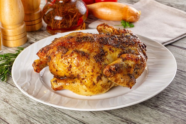 Курица с хрустящей корочкой в кефире