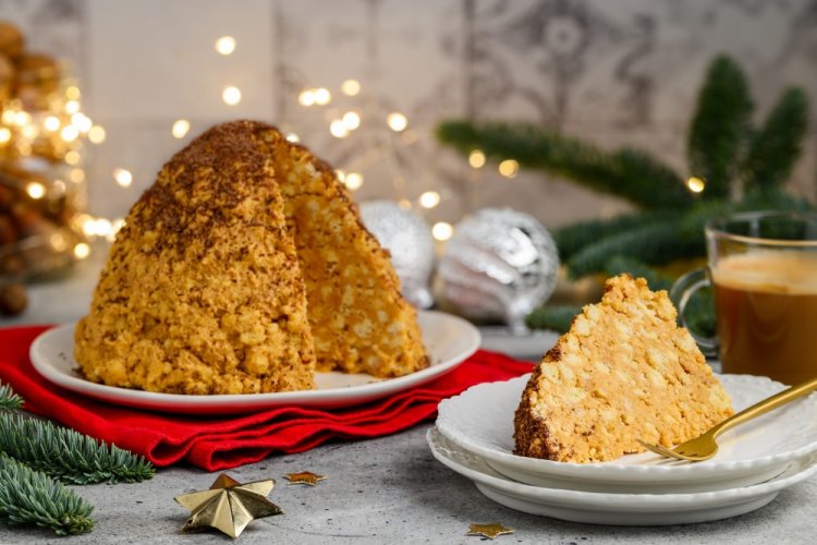 Торт «Муравейник» из печенья