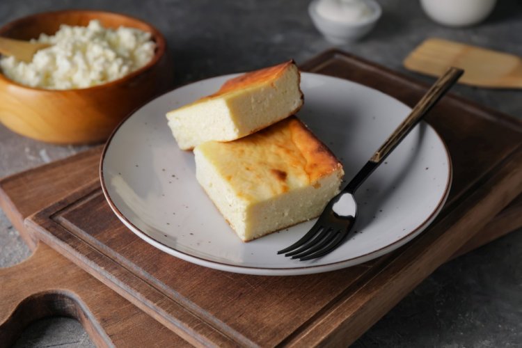 Классическая творожная запеканка в мультиварке