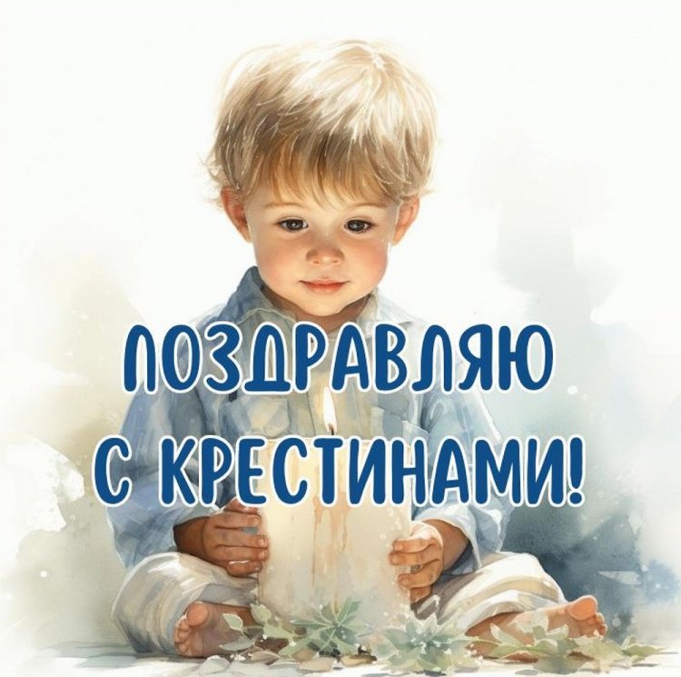 Поздравления с крестинами мальчика