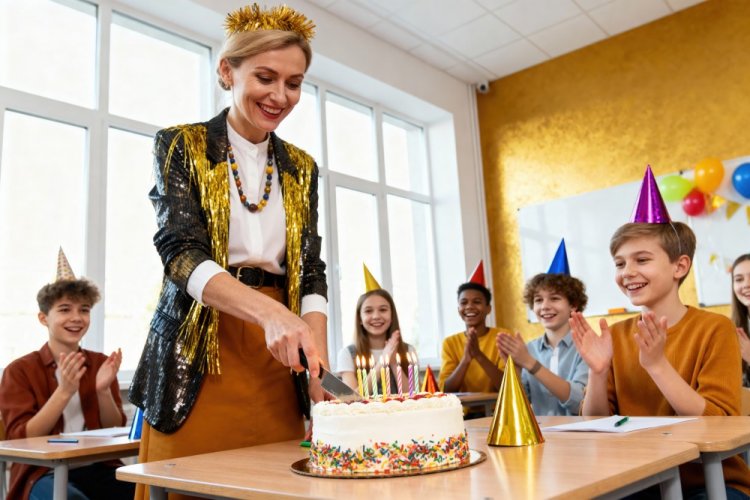 Поздравления с Днем рождения учительнице от учеников