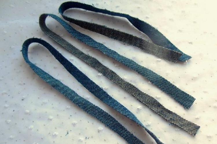 Фоторамка из джинсовой ткани своими руками