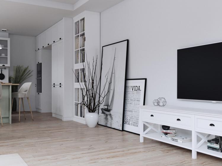 Galanthus: Дизайн кухни-гостиной