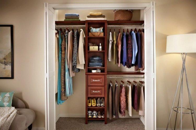 Гардеробная своими руками в кладовке
