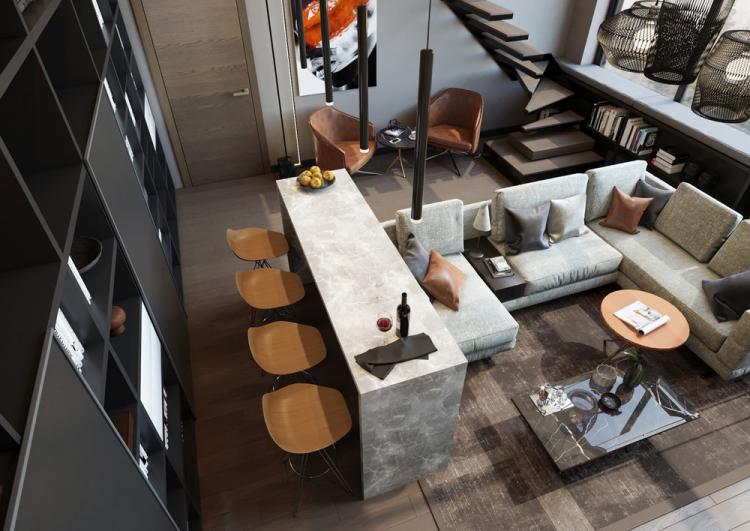 Гостиная «Дух свободы» - дизайн интерьера