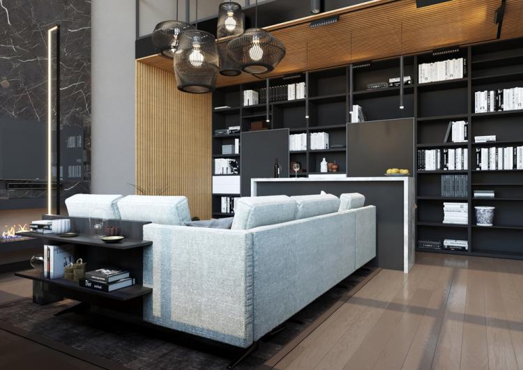 Гостиная «Дух свободы» - дизайн интерьера