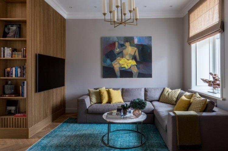 Гостиная в современном стиле 2020 - дизайн интерьера фото