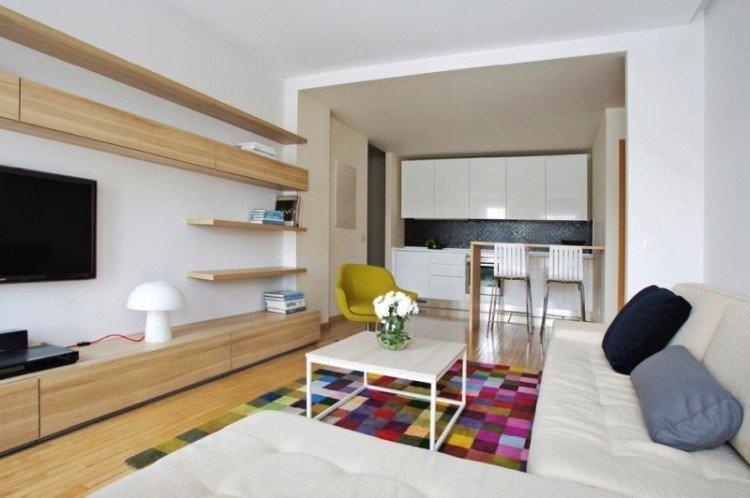 Дизайн интерьера гостиной в стиле минимализм - фото 