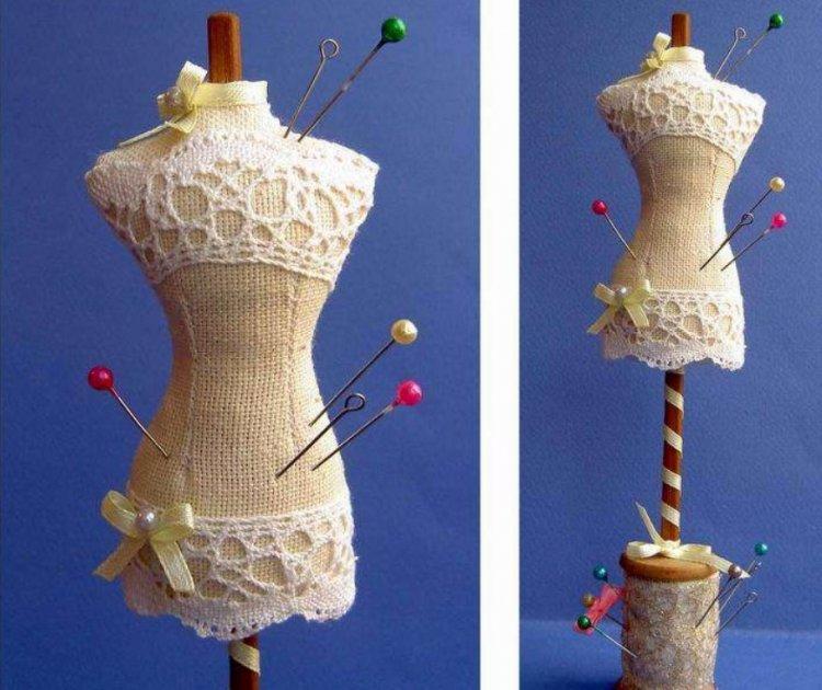 Манекен – игольница своими руками
