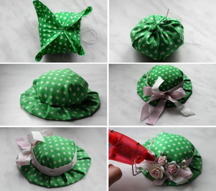 Шляпка – игольница своими руками