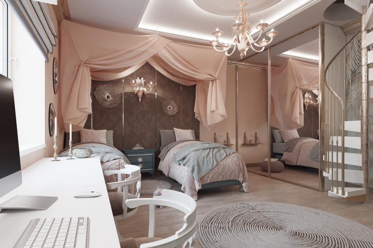 Детская для двух девочек