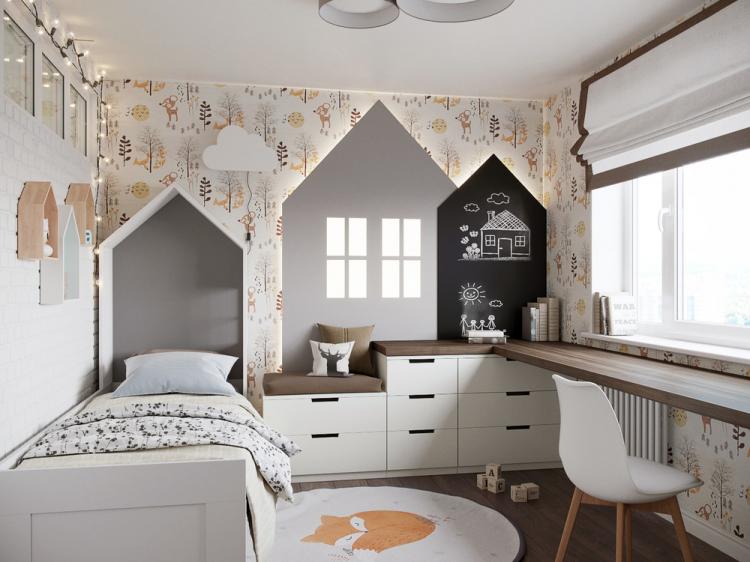 Интерьер детской «Мой дом»