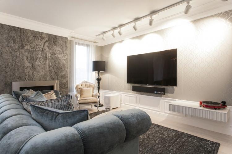 Интерьер квартиры 132 м2 в резиденции Kajetanka