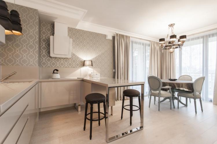 Интерьер квартиры 132 м2 в резиденции Kajetanka