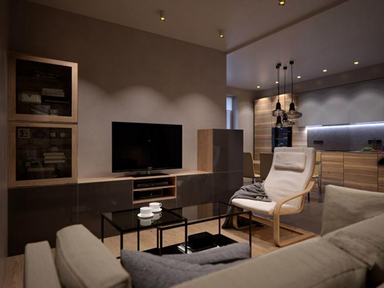 Интерьер квартиры 50 кв.м.